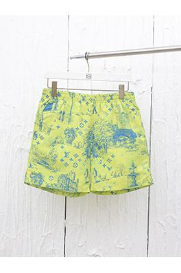 ルイヴィトン新しいビーチショーシリーズのプリントパンツ