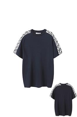 ディオールスーパーコピー新しいウェビングラウンドネックTシャツ