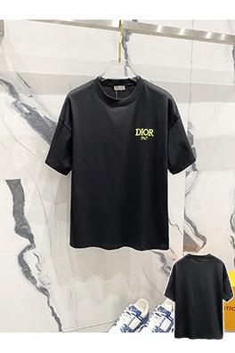 ディオールレザーロゴ入り半袖Tシャツ
