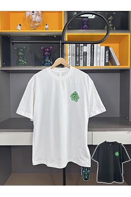 クロムハーツ新しい馬蹄刺繍半袖Tシャツ