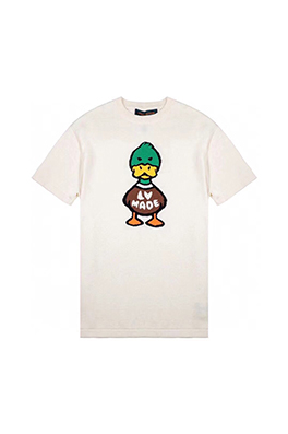  ルイヴィトン x  NIGOコラボ ダックニット 半袖Ｔシャツ