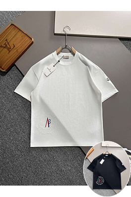 モンクレール 新しい章仔プリント半袖Tシャツ