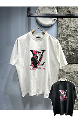 ルイヴィトン新しい漫画シリーズの半袖Tシャツ