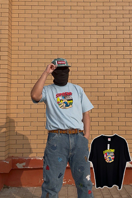 シュプリームSUPREME SS25 BEDROOM ベッドルーム漫画の女の子Tシャツ