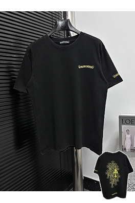 クロムハーツファッション新しいサンスクリット語のウォッシュTシャツ