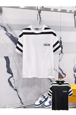 ディオールCD 47プリントロゴ公式半袖Tシャツ