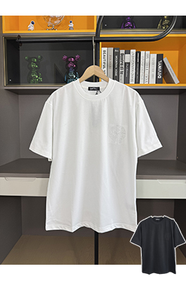 クロムハーツスーパーコピークロスステッカー半袖Tシャツ