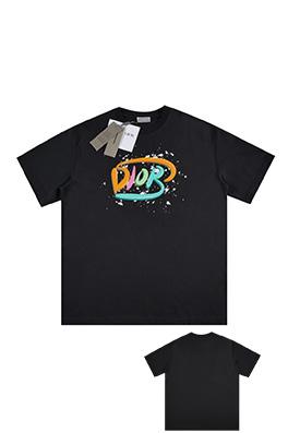 ディオールロゴスプレープリント 半袖Tシャツ