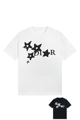 ディオール星柄デザイン プリント 半袖Tシャツ