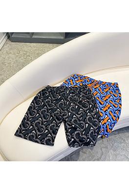 バーバリーTBシリーズ メンズ フリースコットン ドローストリングショートパンツ