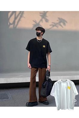 アレキサンダーワンカラーブロック ロゴプリント 半袖Tシャツ