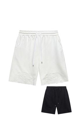 ロエベダメージカットオフ カジュアルショートパンツ