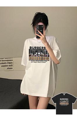 バーバリースーパーコピープリント クルーネック半袖Tシャツ
