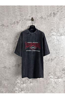 バレンシアガスーパーコピー赤い刺繍メッセージTシャツ