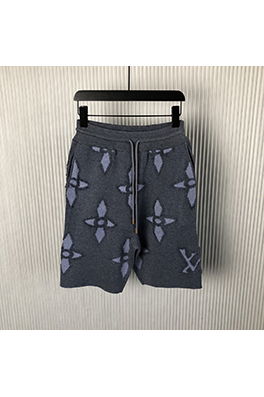 ルイヴィトン凹凸嵌花镂空ニットショートパンツ