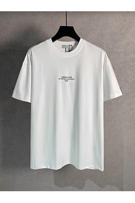 ディオールコピーロゴプリント クルーネック半袖Tシャツ