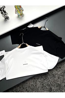 ジバンシイコピー新しい刺繍マイクロラベル半袖Tシャツ