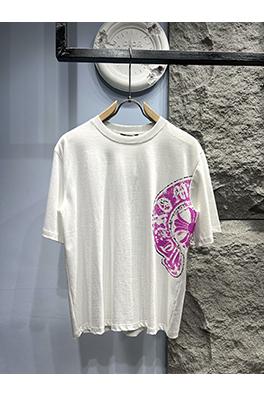 クロムハーツ新しいサイドロゴ半袖Tシャツ