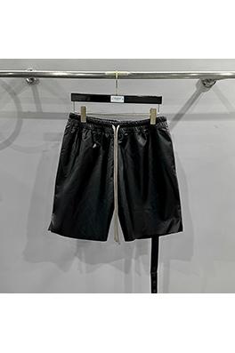Rick Owens: ブラック Porterville Fog Boxer レザーショート