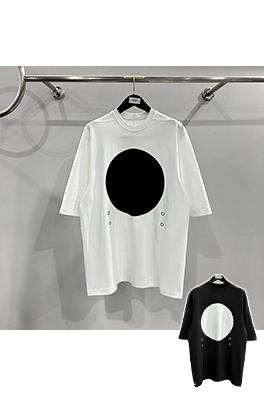 リックオウエンススーパーコピー新しい大きな丸い半袖Tシャツ