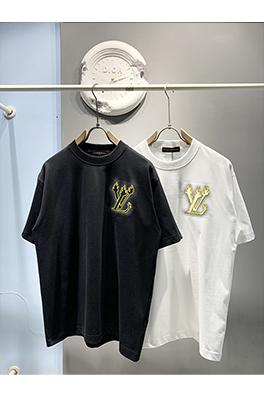 ルイヴィトン新しいインクジェット刺繍Tシャツ