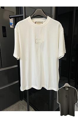 グッチGホームクラシックダブルG刺繍半袖シャツ