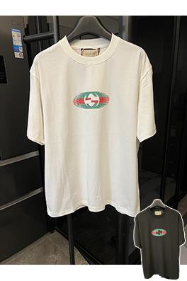 グッチダブルGプリントの半袖シャツ