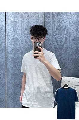 ディオールトリミングジャカード半袖Tシャツ