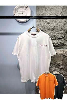 グッチ新しい厚手のマイクロラベル半袖Tシャツ