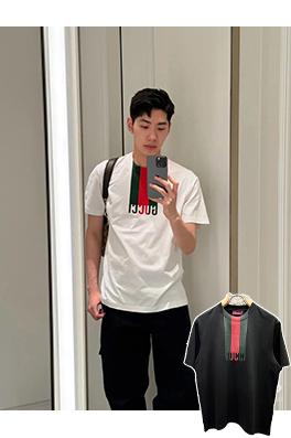 グッチプリントロゴ半袖Tシャツ