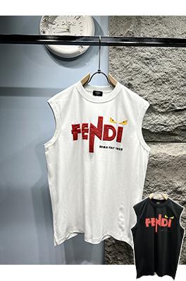 フェンディコピー発泡アルファベット半袖Tシャツ