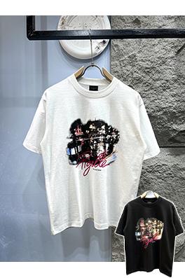 バレンシアガ新しいパリ半袖Tシャツ