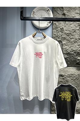 アレキサンダーワン新しい立体ロゴ文字半袖Tシャツ