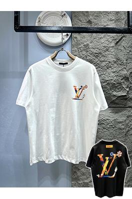 ルイヴィトン新しい太陽の花半袖Tシャツ