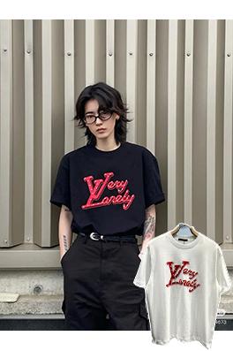 ルイヴィトンコピーパールレター半袖Tシャツ