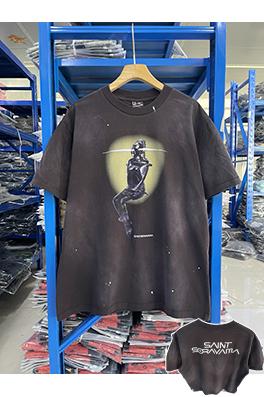 セント マイケル25SS“sorayama“水洗い古いTシャツ