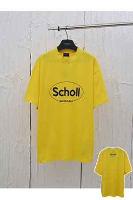 バレンシアガSchollコラボ半袖Tシャツ