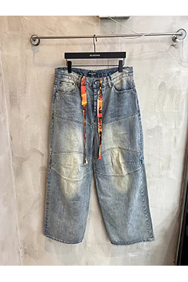 バレンシアガ25ss新しいBalenciagaシルエットデニムパンツ