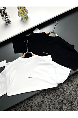 ジバンシイコピー新しい刺繍マイクロラベル半袖Tシャツ