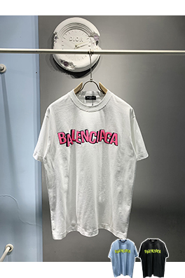 バレンシアガコピー新しい立体夜光発泡Tシャツ