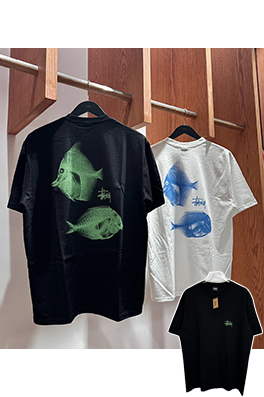 STUSSY SS25 X-RAY FISHIN TEE フィッシュボーンTシャツ