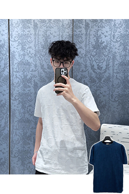 ディオールトリミングジャカード半袖Tシャツ
