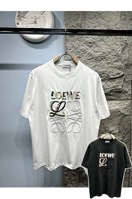 ロエベ刺繍半袖Tシャツ