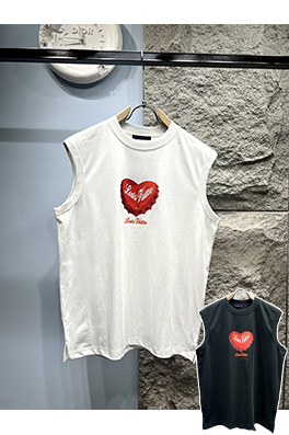 ルイヴィトン新しい愛のロゴ半袖Tシャツ