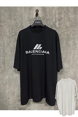 バレンシアガ Ib スローガン反射プリント半袖Tシャツ