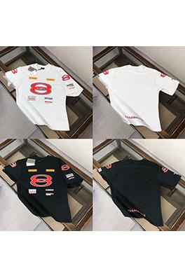 バレンシアガ25ssカップルラウンドネック半袖Tシャツ