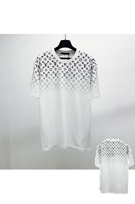 ルイヴィトングラデーションプリント半袖Tシャツ