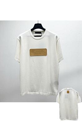 ルイヴィトンニットレザー半袖Tシャツ