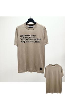 ルイヴィトンアルファベットインクルージョンニット半袖Tシャツ