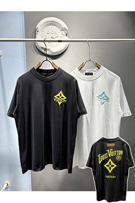 ルイヴィトン 刺繍Tシャツ